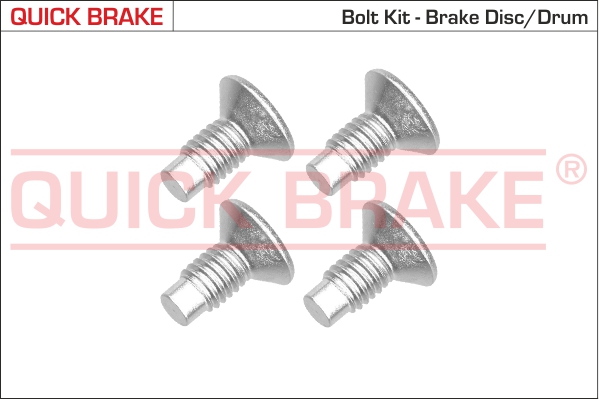 QUICK BRAKE Skruesæt, bremseskive 11663k for VAUXHALL SMART NISSAN DACIA ALPINE RENAULT