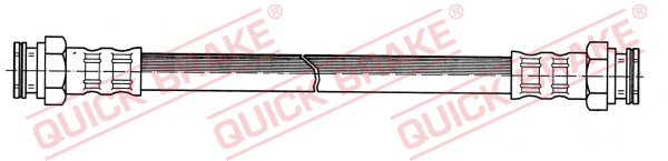 QUICK BRAKE Bremseslange 22018 for LANCIA FIAT CITROËN