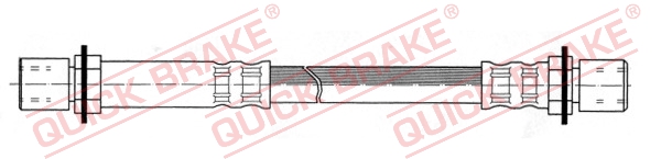 QUICK BRAKE Bremseslange 22071 for TOYOTA