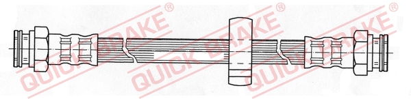QUICK BRAKE Bremseslange 22104 for LANCIA RENAULT