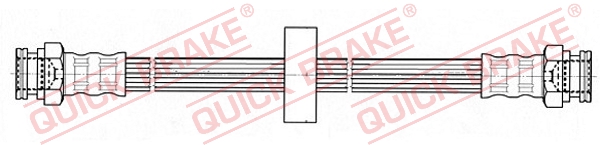 QUICK BRAKE Bremseslange 22108 for FIAT