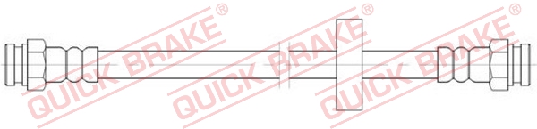 QUICK BRAKE Bremseslange 22110 for VAUXHALL FIAT