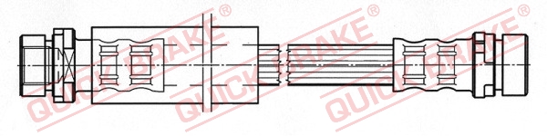 QUICK BRAKE Bremseslange 22313 for FORD MAZDA