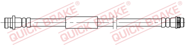 QUICK BRAKE Bremseslange 22317 for VAUXHALL NISSAN RENAULT