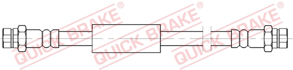 QUICK BRAKE Bremseslange 22321 for AUDI