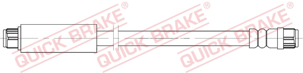 QUICK BRAKE Bremseslange 22322 for PEUGEOT