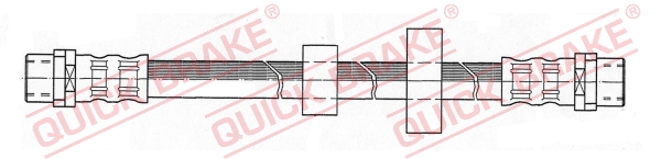 QUICK BRAKE Bremseslange 22406 for VW