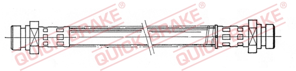 QUICK BRAKE Bremseslange 22507 for MITSUBISHI HYUNDAI