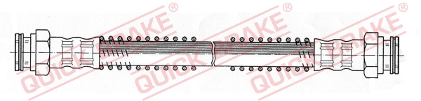QUICK BRAKE Bremseslange 22512 for PEUGEOT