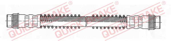 QUICK BRAKE Bremseslange 22513 for PEUGEOT LANCIA CITROËN