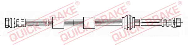 QUICK BRAKE Bremseslange 22917 for FORD VW