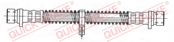 QUICK BRAKE Bremseslange 22920 for LAND ROVER
