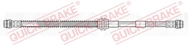 QUICK BRAKE Bremseslange 22921 for VW PORSCHE