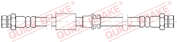 QUICK BRAKE Bremseslange 22931 for AUDI