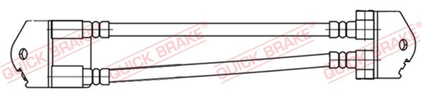 QUICK BRAKE Bremseslange 25006 for FORD