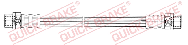 QUICK BRAKE Bremseslange 25022 for BMW