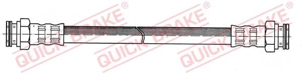 QUICK BRAKE Bremseslange 25002 for FORD ABARTH