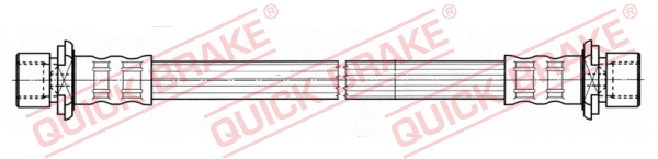 QUICK BRAKE Bremseslange 25027 for TOYOTA