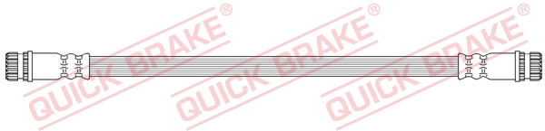 QUICK BRAKE Bremseslange 25040 for MITSUBISHI