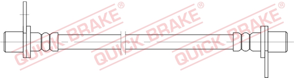 QUICK BRAKE Bremseslange 25084 for PEUGEOT MITSUBISHI