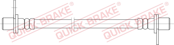 QUICK BRAKE Bremseslange 25087 for PEUGEOT MITSUBISHI