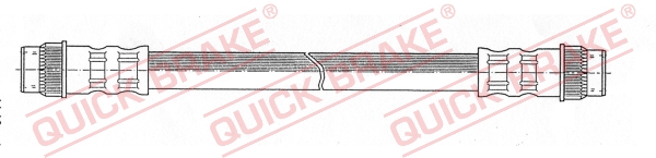 QUICK BRAKE Bremseslange 27030 for RENAULT