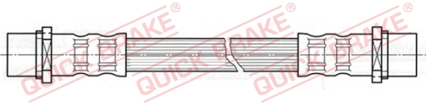 QUICK BRAKE Bremseslange 27062 for VAUXHALL