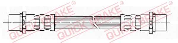 QUICK BRAKE Bremseslange 27075 for VAUXHALL