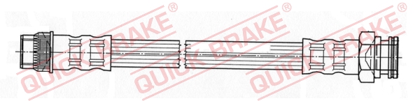 QUICK BRAKE Bremseslange 27076 for DS