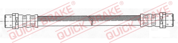 QUICK BRAKE Bremseslange 27079 for MERCEDES-BENZ VW