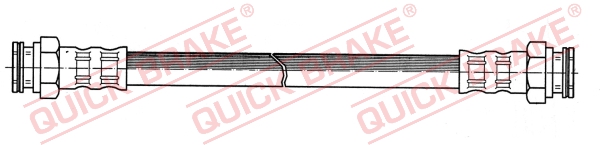 QUICK BRAKE Bremseslange 27087 for FIAT