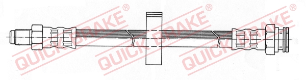 QUICK BRAKE Bremseslange 32108 for PEUGEOT FIAT