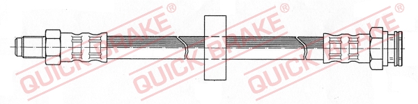 QUICK BRAKE Bremseslange 32109 for SKODA VW