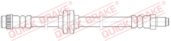 QUICK BRAKE Bremseslange 32126 for RENAULT