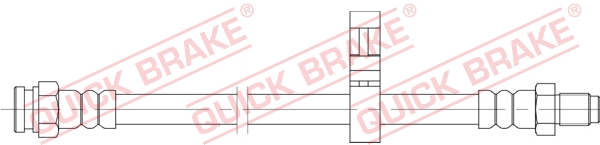 QUICK BRAKE Bremseslange 32128 for PEUGEOT FIAT