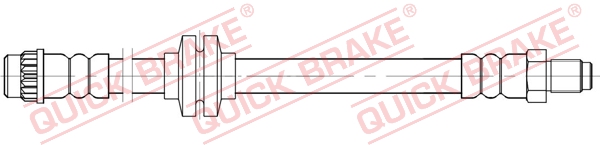 QUICK BRAKE Bremseslange 32133 for VAUXHALL RENAULT