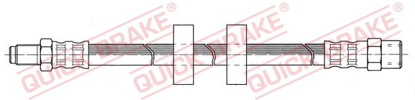 QUICK BRAKE Bremseslange 32203 for VW