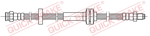 QUICK BRAKE Bremseslange 32210 for FIAT PEUGEOT