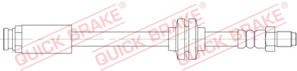 QUICK BRAKE Bremseslange 32215 for VAUXHALL ABARTH