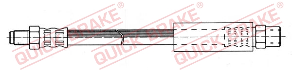 QUICK BRAKE Bremseslange 32321 for BMW AUDI