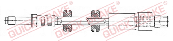 QUICK BRAKE Bremseslange 32406 for MERCEDES-BENZ