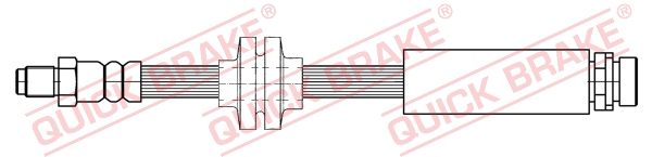 QUICK BRAKE Bremseslange 32416 for FORD VOLVO MAZDA