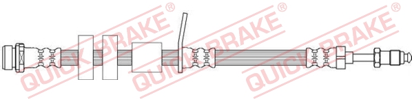 QUICK BRAKE Bremseslange 32702 for FORD