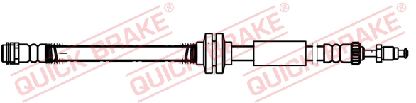 QUICK BRAKE Bremseslange 32704 for VW