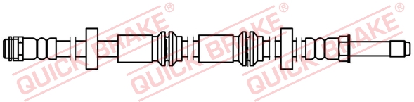 QUICK BRAKE Bremseslange 32706 for AUDI