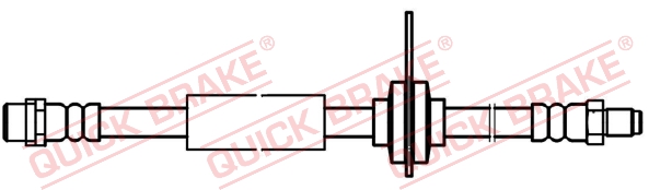 QUICK BRAKE Bremseslange 32710 for FORD