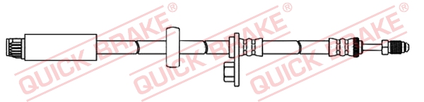 QUICK BRAKE Bremseslange 32806 for PEUGEOT