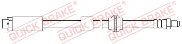 QUICK BRAKE Bremseslange 32821 for BMW