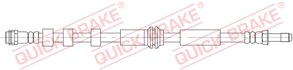 QUICK BRAKE Bremseslange 32822 for AUDI