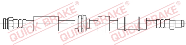 QUICK BRAKE Bremseslange 32828 for ALFA ROMEO